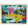 PUZZLE Animal  - Blau/Pink, Basics, Holz (30/22,5/0,8cm) - My Baby Lou