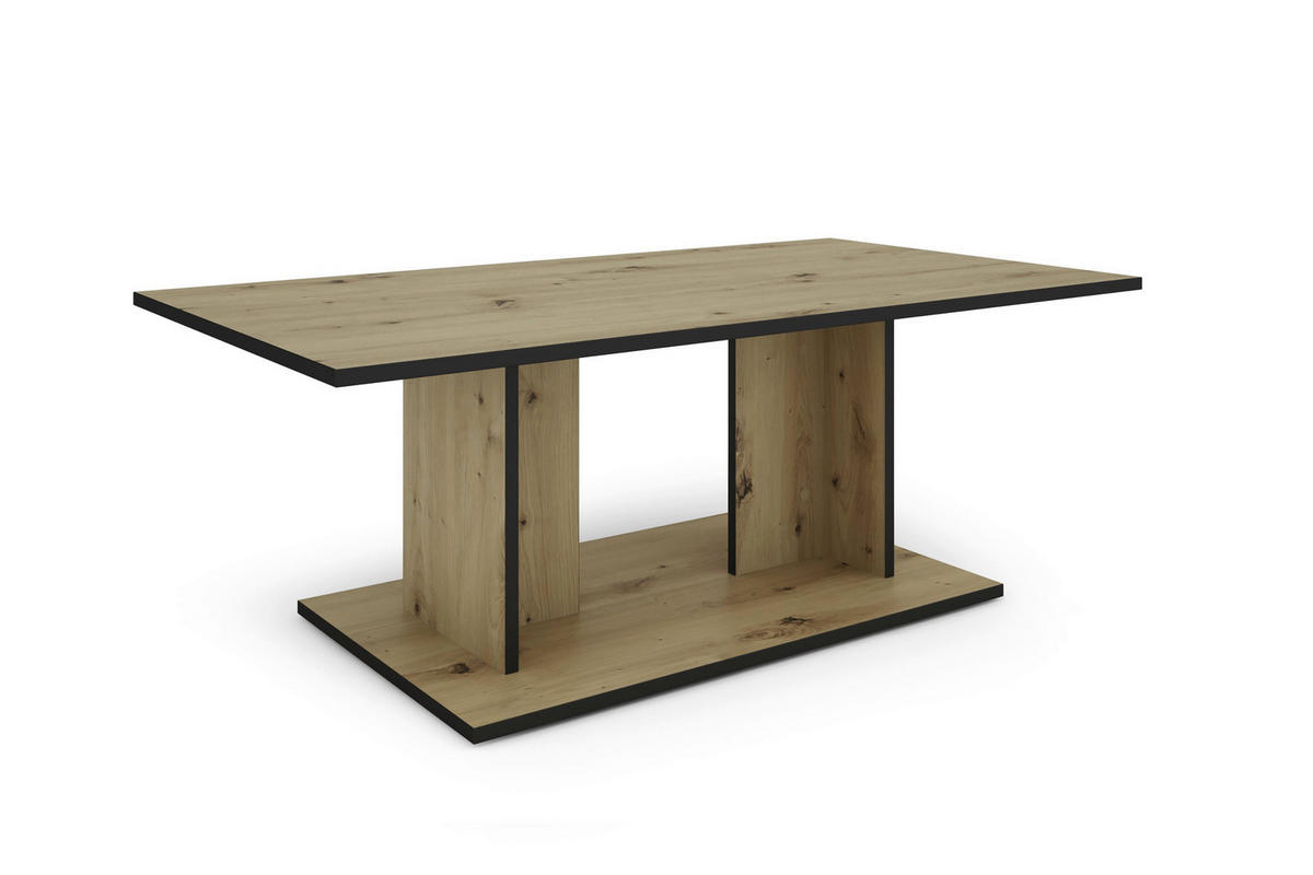 COUCHTISCH rechteckig Eiche Artisan einfacher Aufbau  - Eiche Artisan, MODERN, Holzwerkstoff (110/60/40cm) - MID.YOU
