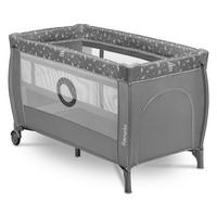 REISEBETT Stefi Plus Grau, Weiß  - Weiß/Grau, Basics, Kunststoff (125/65/76cm) - Lionelo