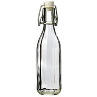 SAFTFLASCHE 0,25 l  - Transparent, Basics, Glas (17/12/21cm)