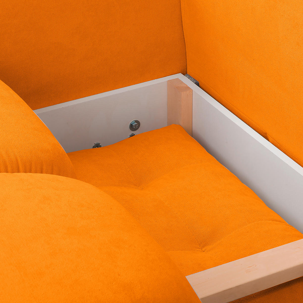 ECKSOFA in Mikrofaser Gelb  - Gelb/Silberfarben, Design, Textil/Metall (256/175cm) - Livetastic