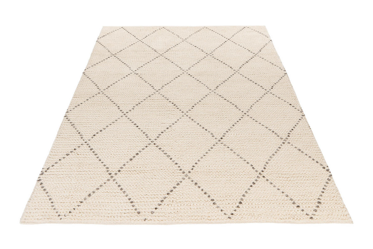 FLACHWEBETEPPICH 160/230 cm My Freya  - Creme, Basics, Textil (160/230cm)