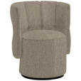 COCKTAILSESSEL - Greige/Schwarz, Design, Holz/Textil (73/82/62cm) - Emilio Belluti