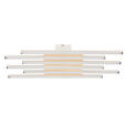 LED-DECKENLEUCHTE 60/22/6 cm   - Ecru/Weiß, Basics, Holzwerkstoff/Kunststoff (60/22/6cm) - Novel