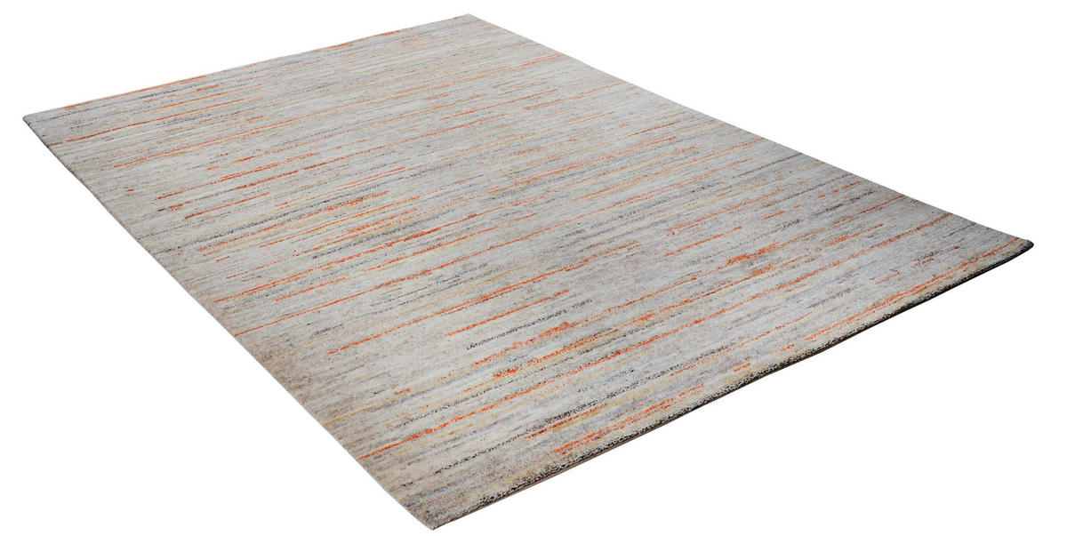 RUČNO TKANI TEPIH  bež     - bež, Osnovno, tekstil/prirodni materijali (70/140cm)