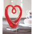 DEKOHERZ - Rot, Basics, Glas (18,5/8/20,5cm) - AMBIA HOME