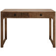 KONSOLENTISCH Mangoholz massiv Braun, Naturfarben  - Braun/Naturfarben, Design, Holz/Metall (120/50/76cm) - Carryhome