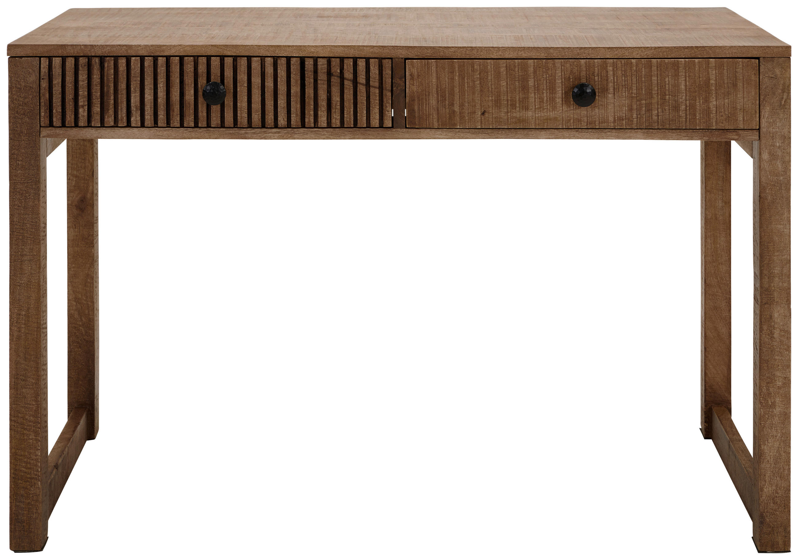 KONSOLENTISCH Mangoholz massiv Braun, Naturfarben  - Braun/Naturfarben, Design, Holz/Metall (120/50/76cm) - Carryhome