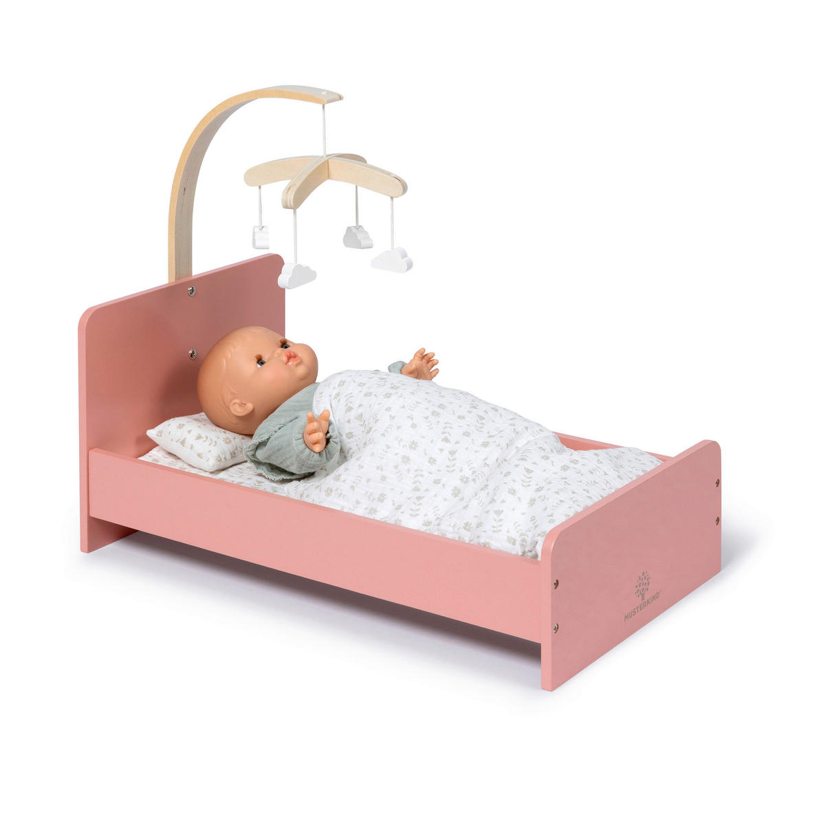 PUPPENBETT ROBINIA  - Altrosa, Basics, Holz (49/27,5/41,5cm) - MUSTERKIND