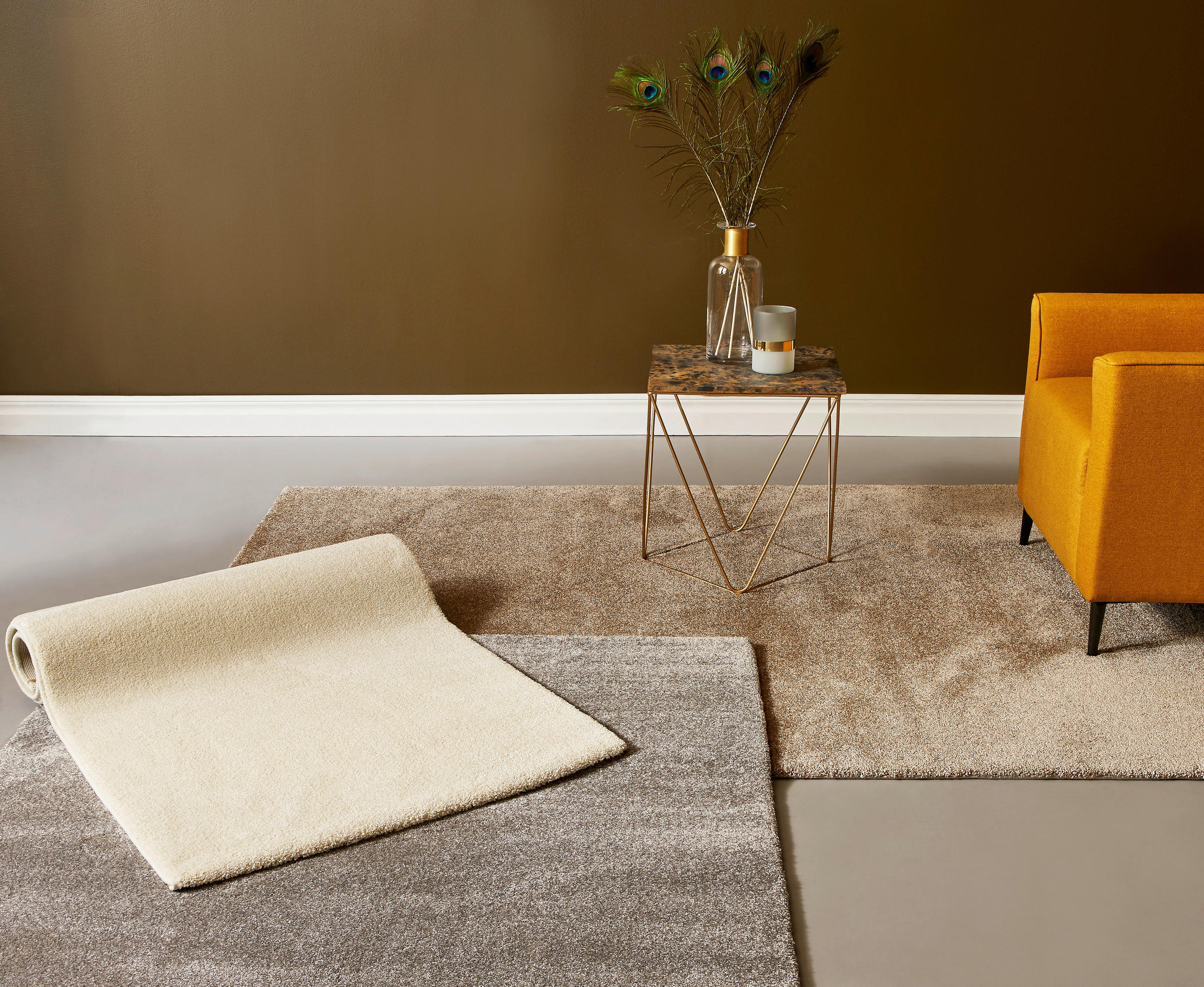 WEBTEPPICH Apolima 80/150 cm Apolima  - Silberfarben, Design, Textil (80/150cm) - Novel