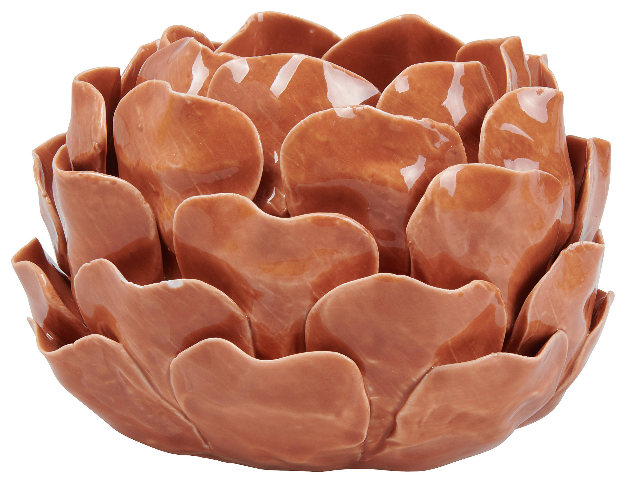 GYERTYATARTÓ - barna, Basics, kerámia (15/9cm) - Ambia Home