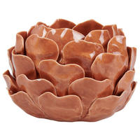 GYERTYATARTÓ - barna, Basics, kerámia (15/9cm) - Ambia Home