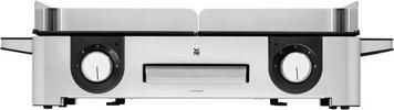 TISCHGRILL 2400 W  - Silberfarben/Schwarz, Design, Metall (50/28/18cm) - WMF