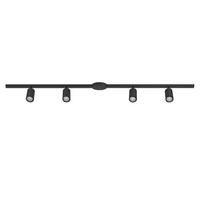 SCHIENENSYSTEM Easyt 192,5/5,5/14 cm   - Schwarz, Basics, Kunststoff/Metall (192,5/5,5/14cm) - Eglo