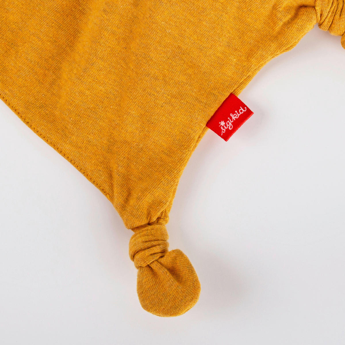 SCHMUSETUCH - Senfgelb/Weiß, Basics, Textil (14/18/8cm) - Sigikid