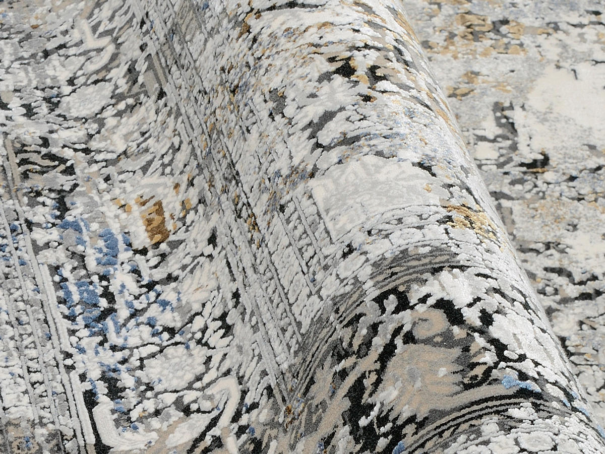 WEBTEPPICH 160/230 cm Le Mans Grau, Multicolor  - Multicolor/Grau, Design, Textil (160/230cm) - Dieter Knoll