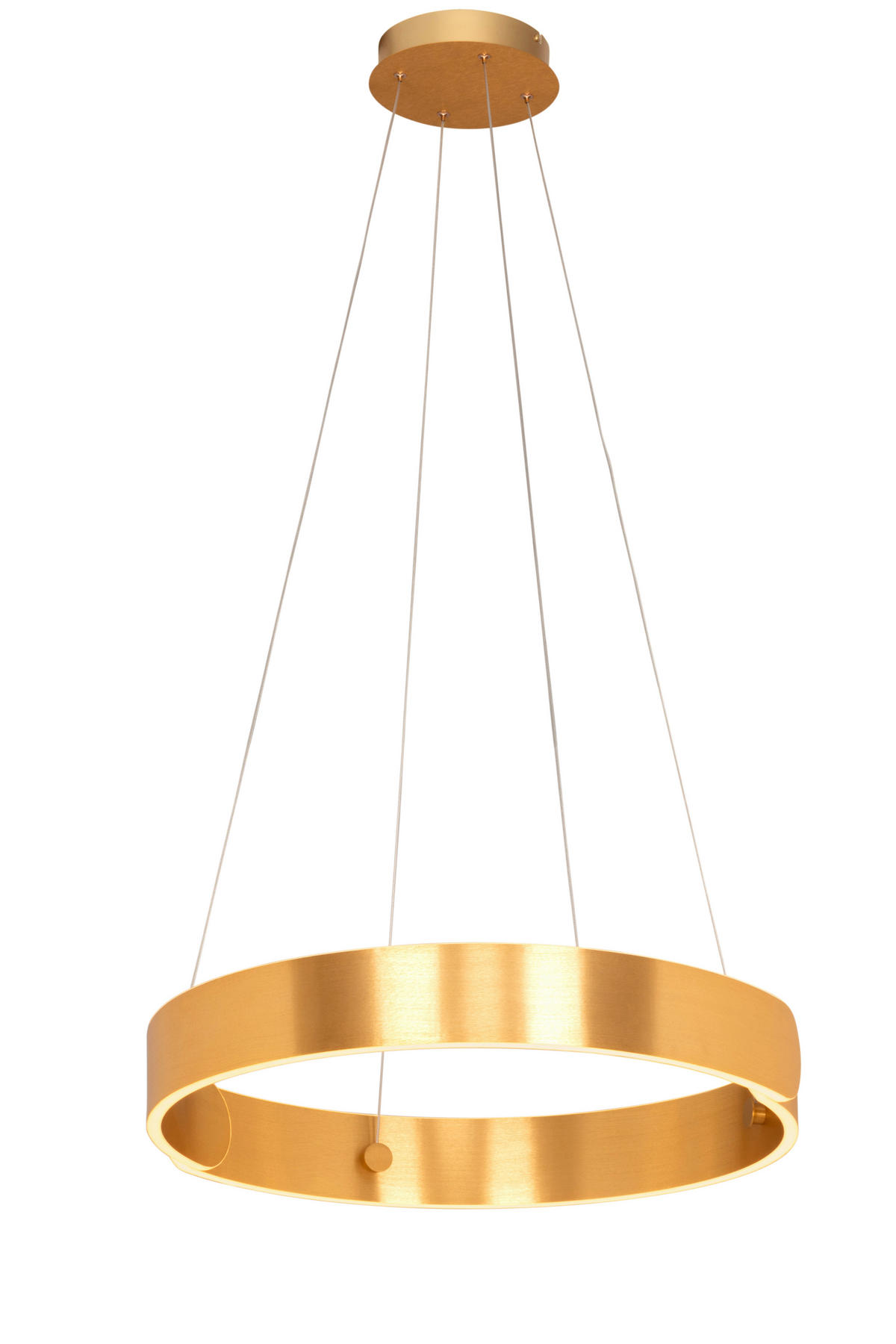 ZÁVESNÉ LED SVIETIDLO, 63/64/150 cm  - zlatá, Design, kov (63/64/150cm) - Dieter Knoll