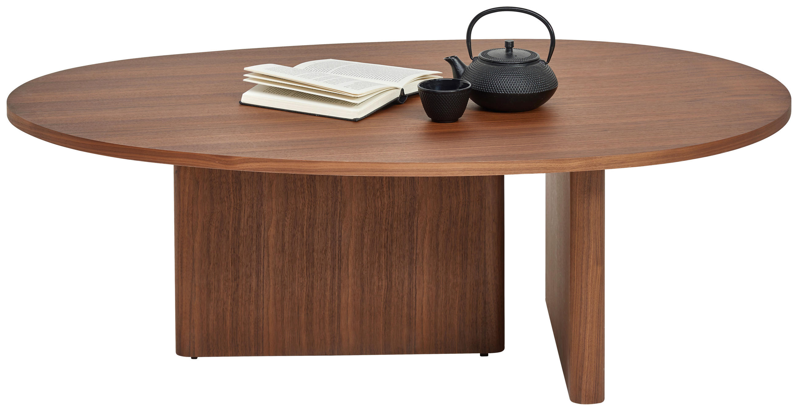 COUCHTISCH in Holz 118/78/40 cm  - Nussbaumfarben, Design, Holz (118/78/40cm) - Ambiente