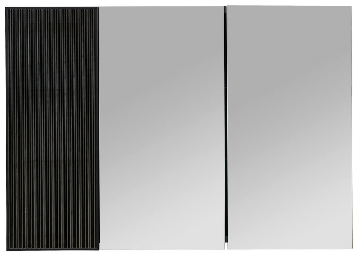 BADEZIMMER 3-teilig  in  - Weiß Hochglanz/Beige, MODERN, Glas/Keramik (100/114/45cm) - MID.YOU