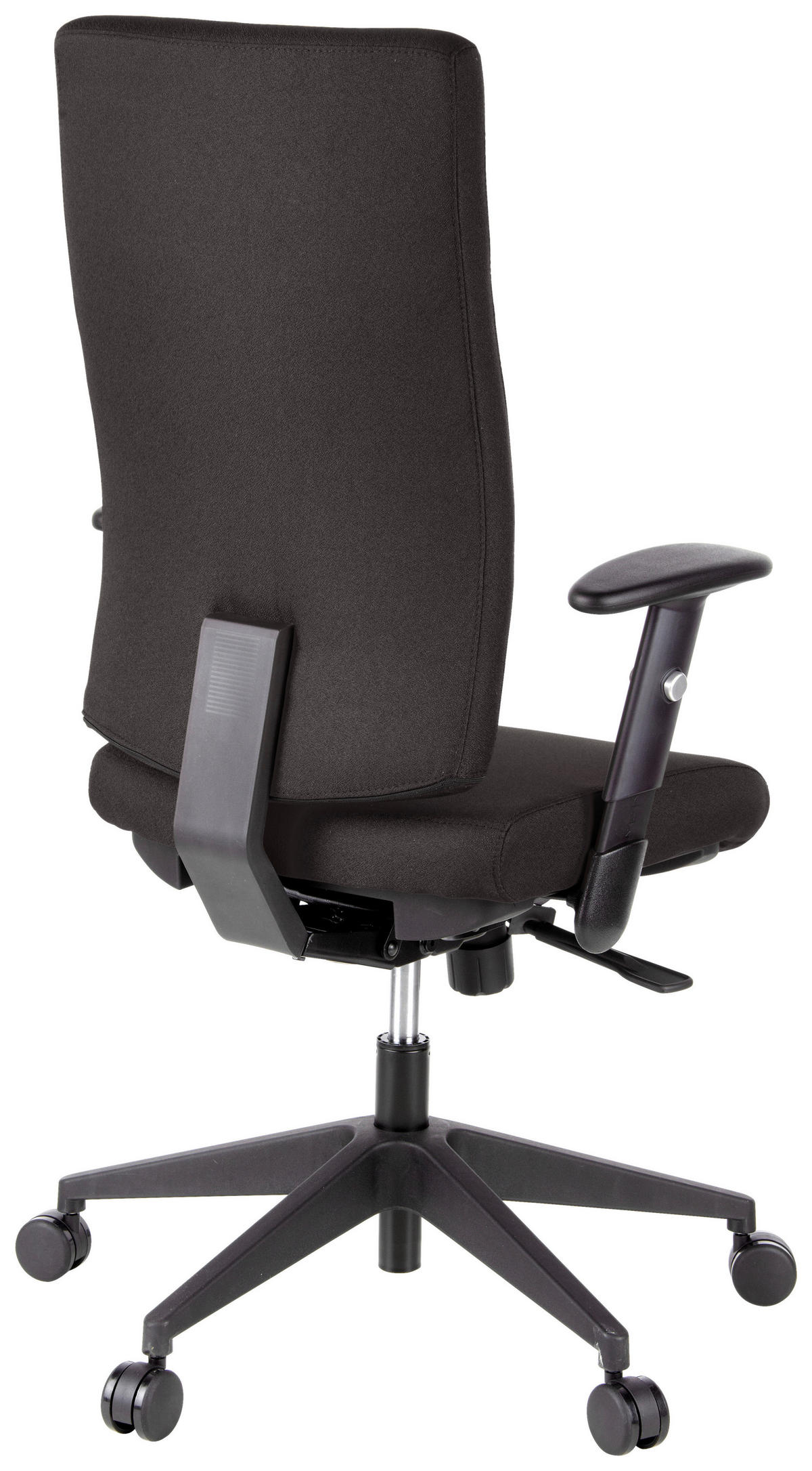 OTOČNÁ ŽIDLE, plochá tkanina, černá - černá, Moderní, textil/plast (57/125/53cm) - MID.YOU