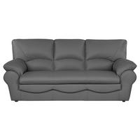 SCHLAFSOFA Anthrazit Echtleder  - Anthrazit/Schwarz, Design, Leder/Kunststoff (205/92/85cm) - Livetastic