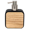 SEIFENSPENDER  - Chromfarben/Schwarz, Basics, Holz/Kunststoff (10/14,5/5cm) - Sadena