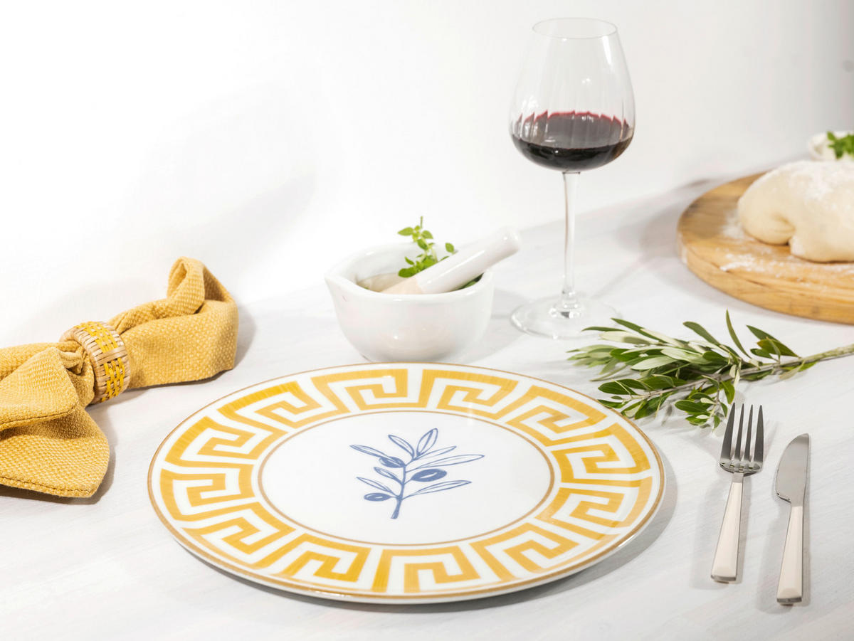 PIZZATALLRIK Gourmet Athena  32 cm   - vit/honung, Basics, keramik (32cm) - Creatable