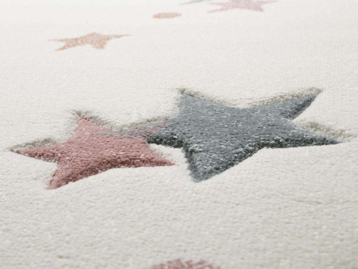 KINDERTEPPICH 120/170 cm Jonne  - Hellrosa/Weiß, Trend, Textil (120/170cm) - Esprit