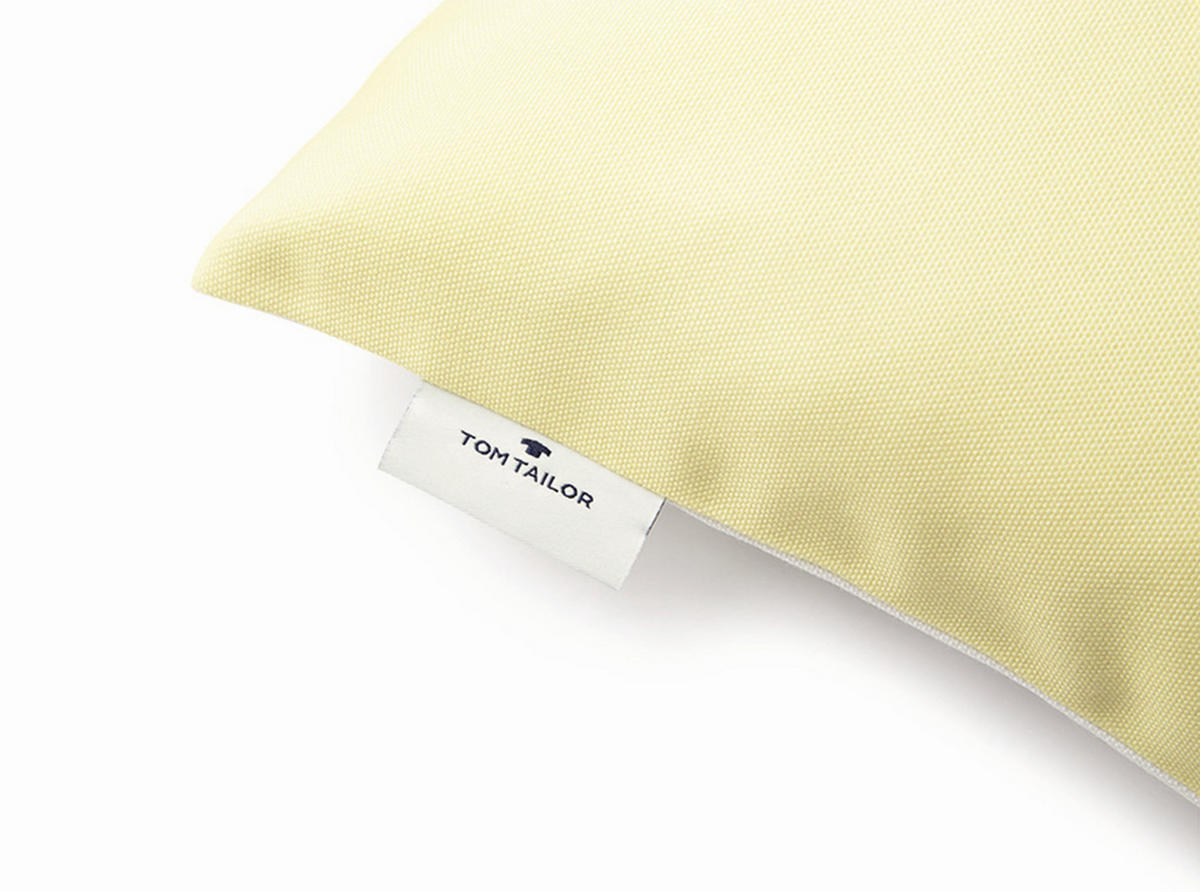 KISSENHÜLLE Dove Signature 40/60 cm  - Gelb, Konventionell, Textil (40/60cm) - Tom Tailor