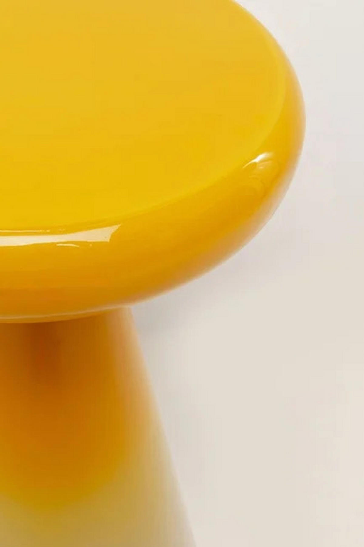 BEISTELLTISCH in Metall 30/30/58 cm  - Gelb/Orange, Design, Metall (30/30/58cm) - Kare-Design