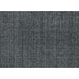 ECKSOFA Dunkelgrau Flachgewebe, Leinenoptik  - Dunkelgrau/Schwarz, Design, Textil/Metall (242/170cm) - Xora