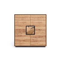 HIGHBOARD    - Wildeiche/Schwarz, Basics, Holz (129cm) - Livetastic