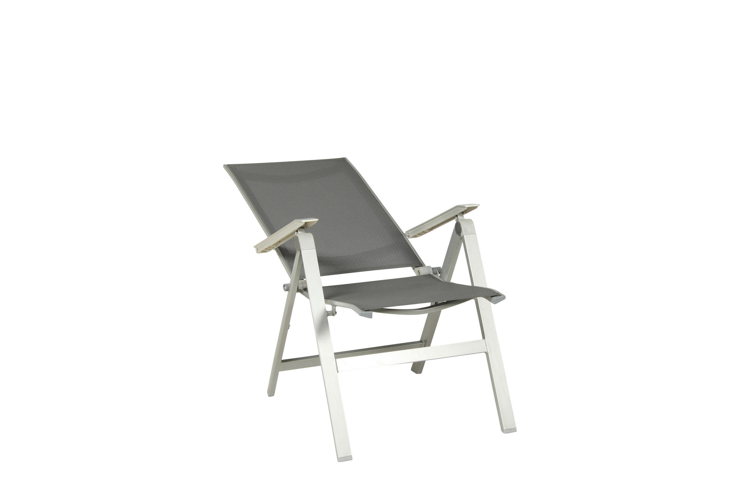 ZAHRADNÍ SKLÁDACÍ KŘESLO, kov - barvy grafitu/platinová, Basics, kov (61/113/67cm) - Acamp
