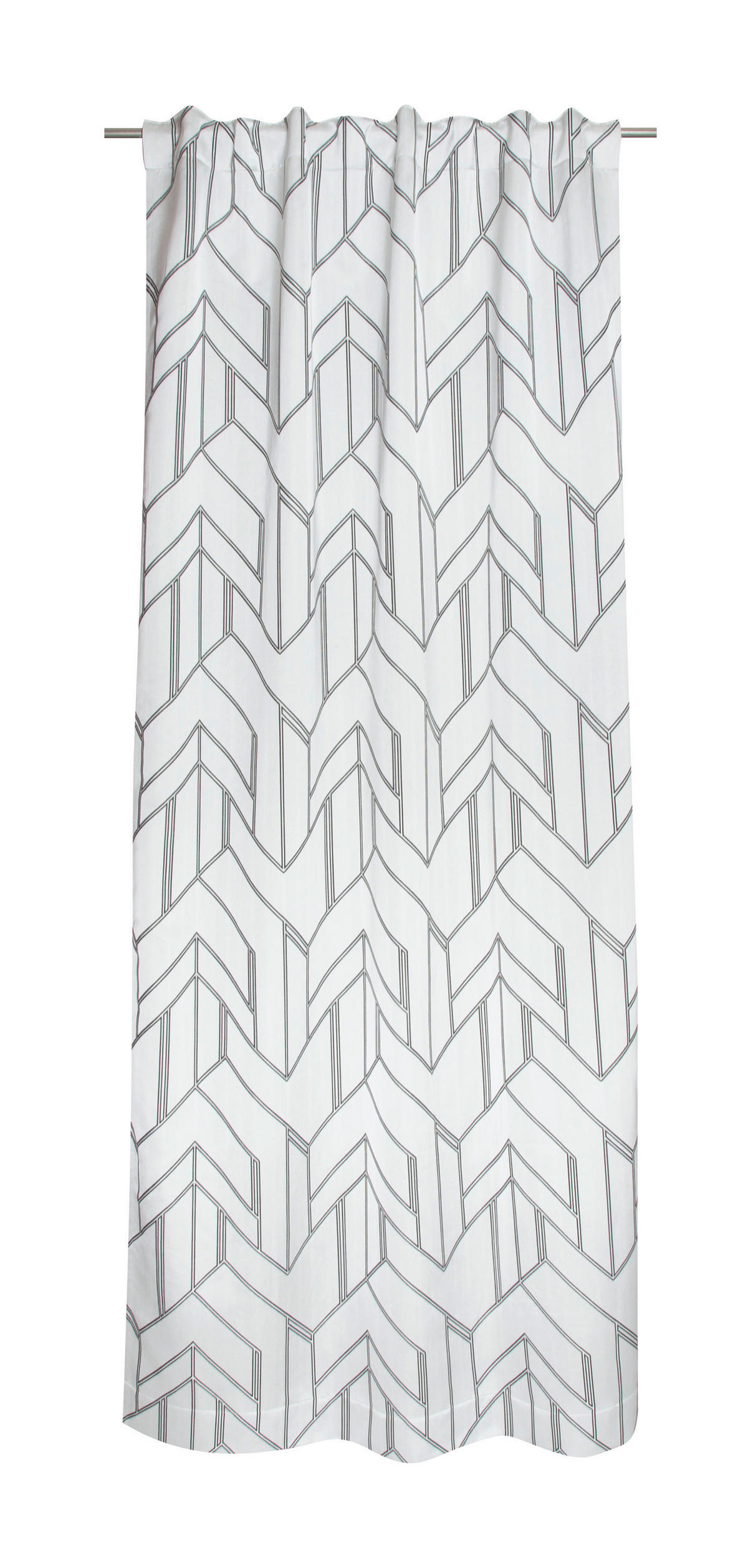 FERTIGVORHANG  blickdicht  130/250 cm   - Creme/Grau, Basics, Textil (130/250cm) - Schöner Wohnen