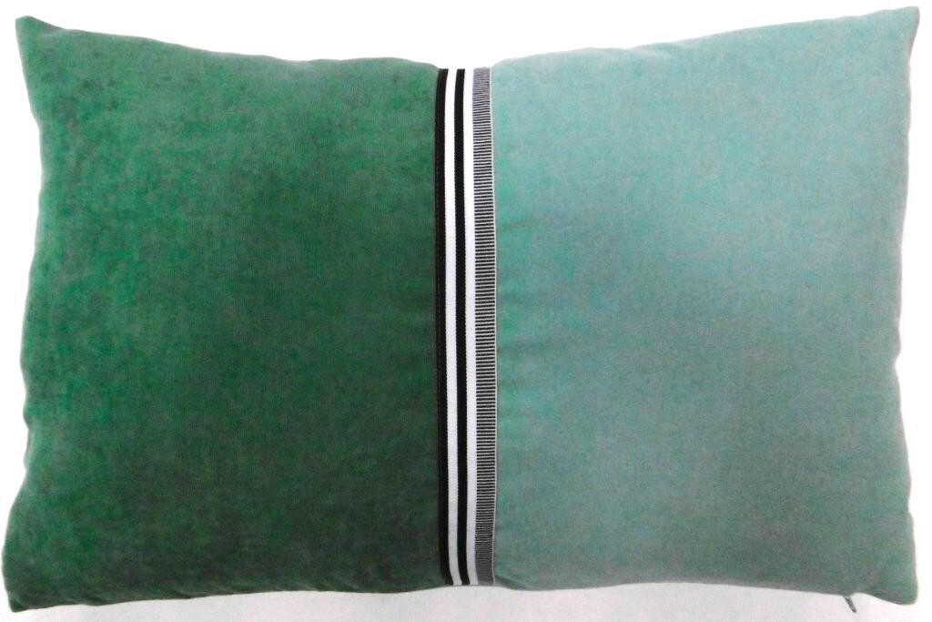 ZIERKISSEN   40/8/60 cm  - Salbeigrün, KONVENTIONELL, Textil (40/8/60cm) - Novel