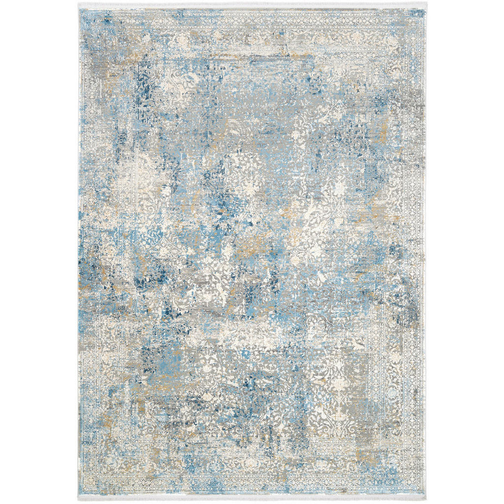 Webteppich Avignon Blau/grau 200x290 Cm
