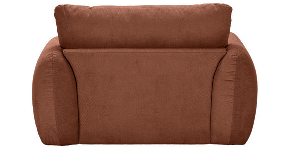 XXL-SESSEL - Rostfarben/Schwarz, KONVENTIONELL, Kunststoff/Textil (132/81/158cm) - Carryhome