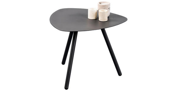 BEISTELLTISCH 50/50/40 cm Anthrazit  - Anthrazit, Design, Metall (50/50/40cm) - Xora
