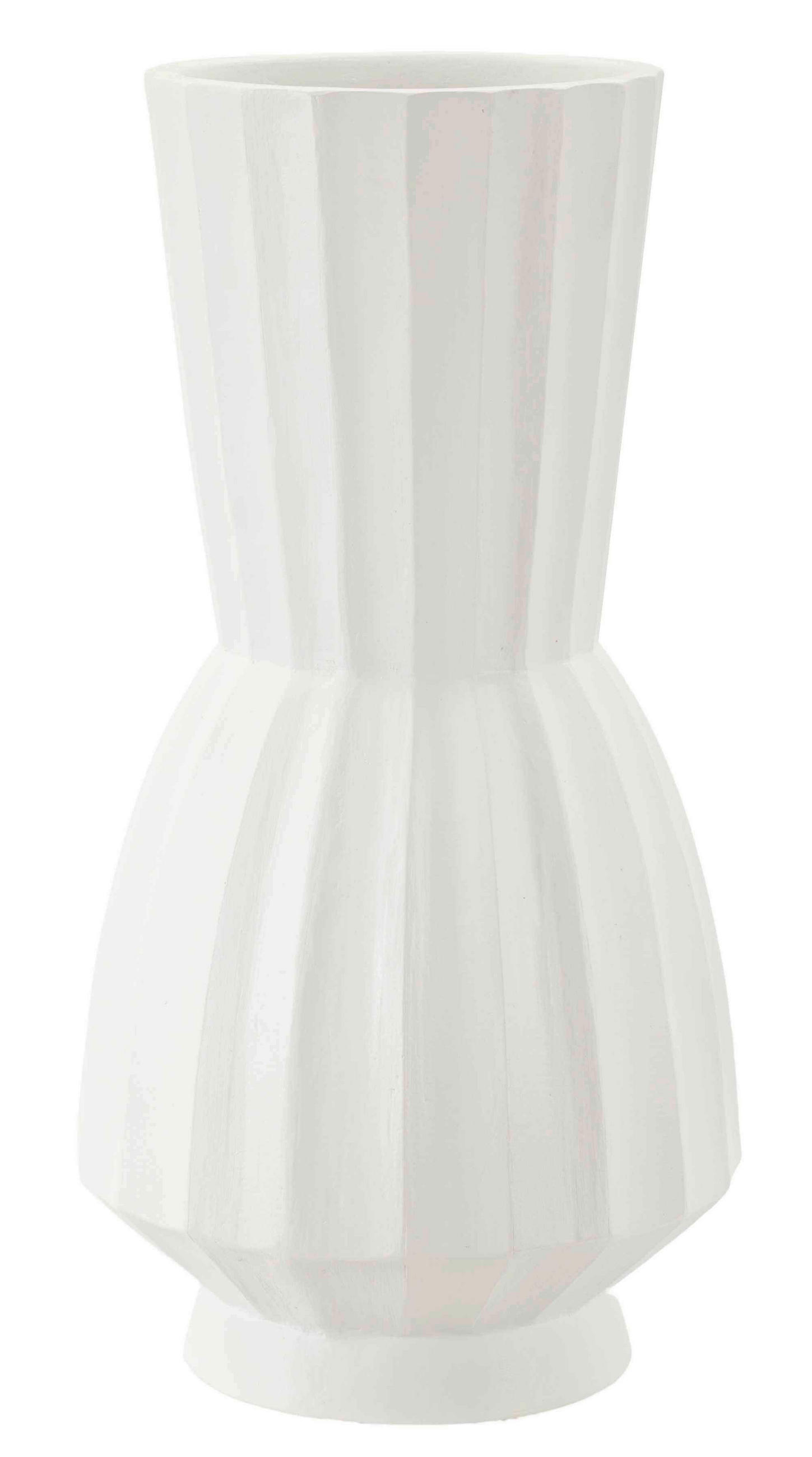 Vase Glint Weiß B: 25 Cm