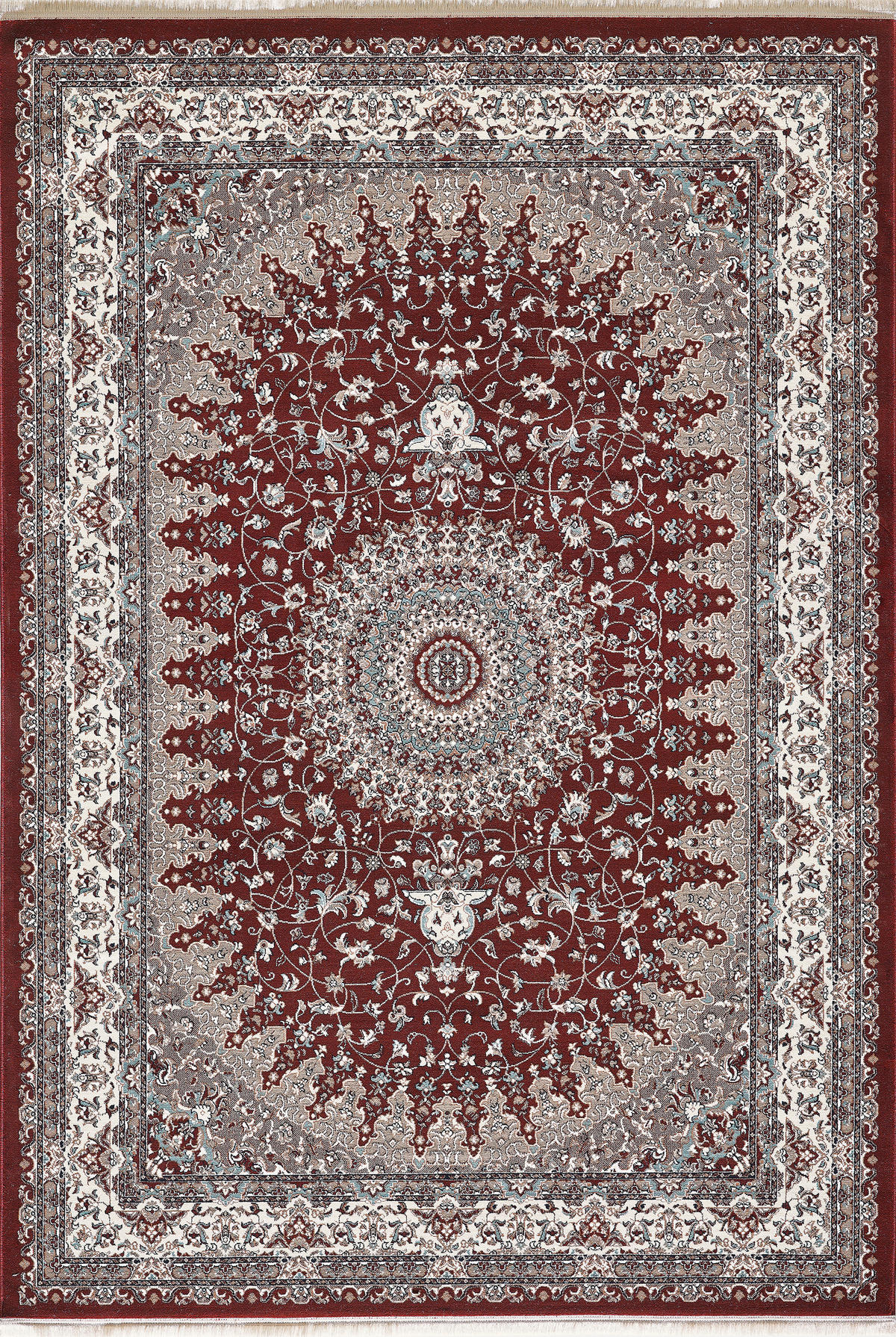 VINTAGE-TEPPICH 120/170 cm Semerkand Dunkelrot, Beige  - Beige/Dunkelrot, LIFESTYLE, Textil (120/170cm) - Novel