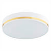DECKENLEUCHTE Argon Amore 8/25/25 cm   - Goldfarben/Weiß, Basics, Glas/Metall (8/25/25cm)