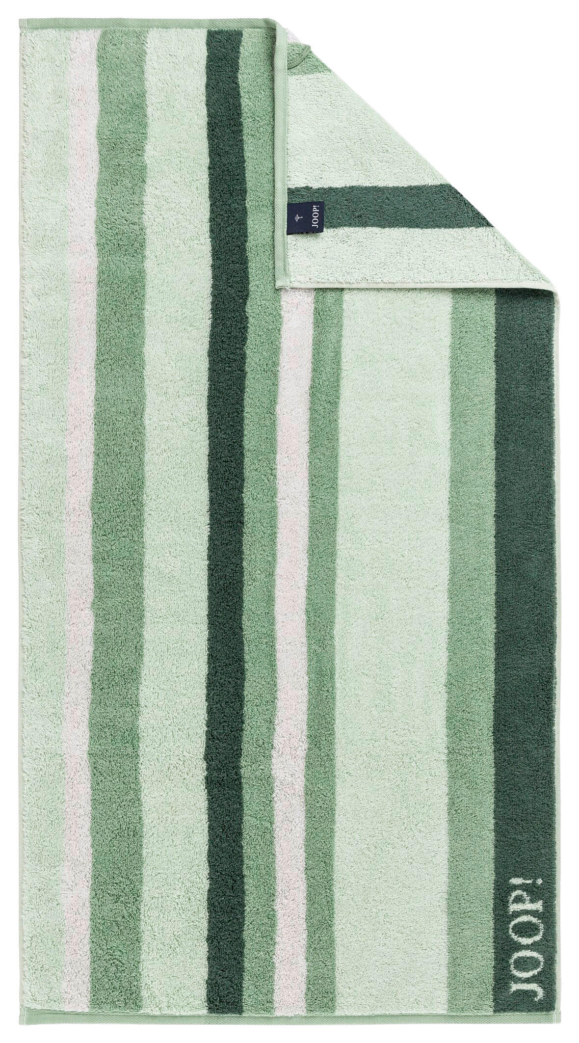 HANDTUCH 50/100 cm VIBE STREIFEN Salbeigrün  - Salbeigrün, Basics, Textil (50/100cm) - Joop!
