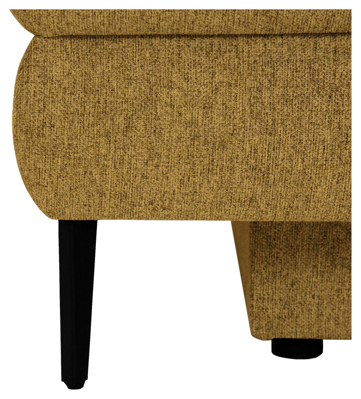 SCHLAFSOFA  mit Stoffauswahl, Liegefunktion Webstoff Dunkelgelb  - Dunkelgelb/Schwarz, Design, Kunststoff/Textil (200/90/100cm) - Venda