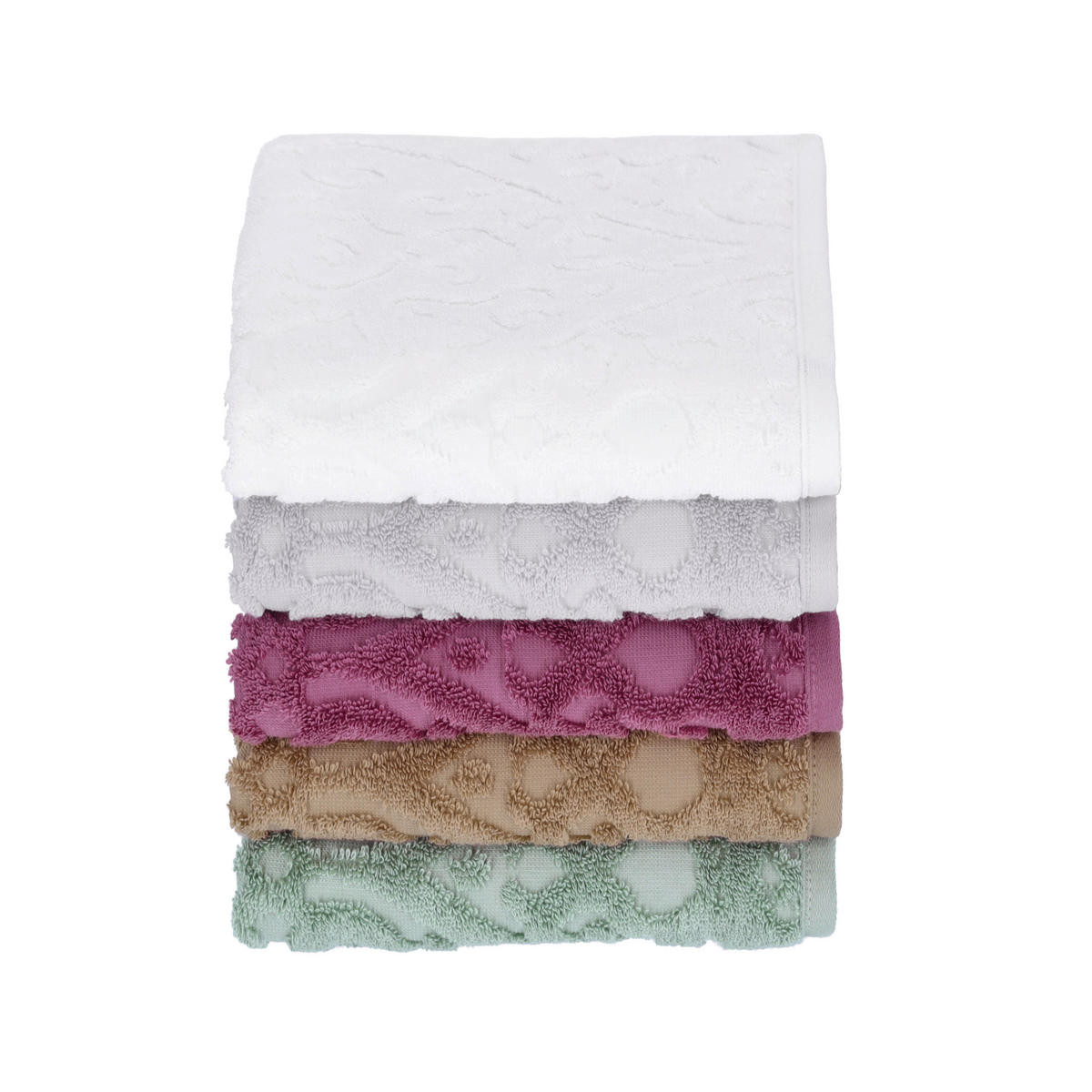 BADETUCH Fidelio Weiß 100/150 cm  - Weiß, Basics, Textil (100/150cm) - Vossen