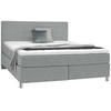 BOXSPRINGBETT 160/200 cm  in Grau  - Chromfarben/Grau, KONVENTIONELL, Kunststoff/Textil (160/200cm) - Voleo