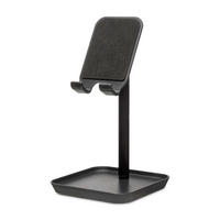 DRŽIAK NA MOBIL - čierna, Basics, kov/plast (6/16/11cm) - Kikkerland