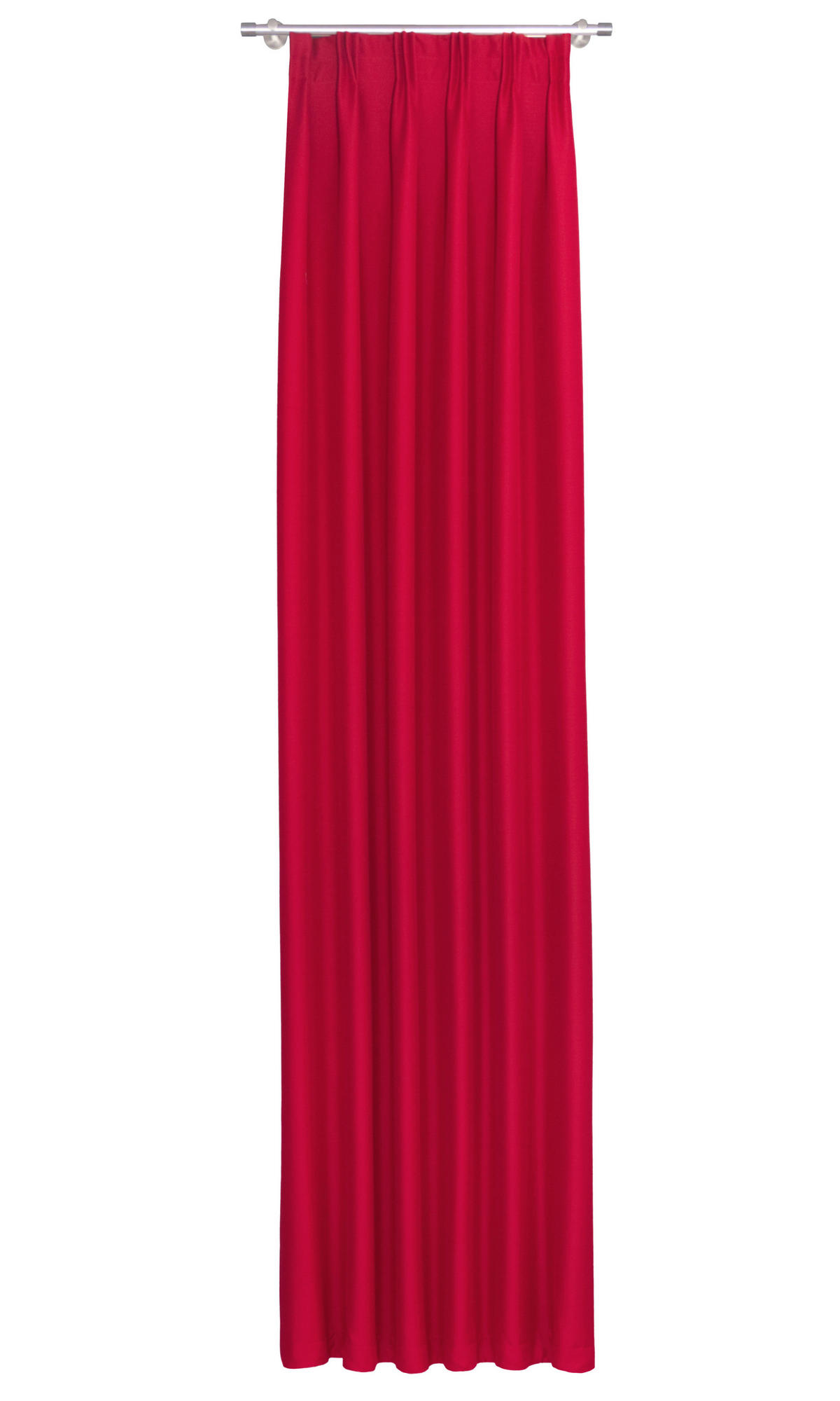 MATERIAL TEXTIL DECORATIV opac  - roșu, Basics, textil (275cm)