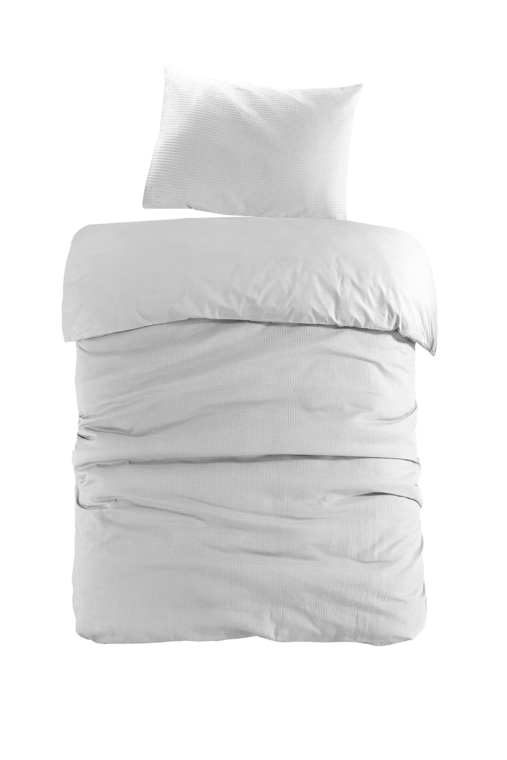 BETTWÄSCHE 3-teilig Flachgewebe 260/220 cm  - Weiß, Basics, Textil (260/220cm) - Kayoom