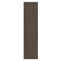 AKUSTIKPANEEL Walnuss furniert 57.25/1.9/240 cm  - Walnussfarben, KONVENTIONELL, Holzwerkstoff/Textil (57.25/1.9/240cm)