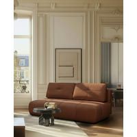 SCHLAFSOFA Struktur Rot  - Rot/Schwarz, Design, Textil (208/92/104cm) - MID.YOU